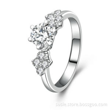 Hot Sale Wax Setting Jewelry in 925 Sterling Silver with Gold Plated
